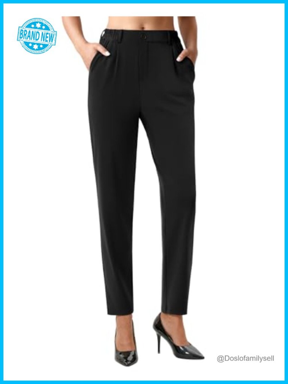 COPYLEAF Dress Pants Stretchy Business Casual Work Pants with Pockets Women